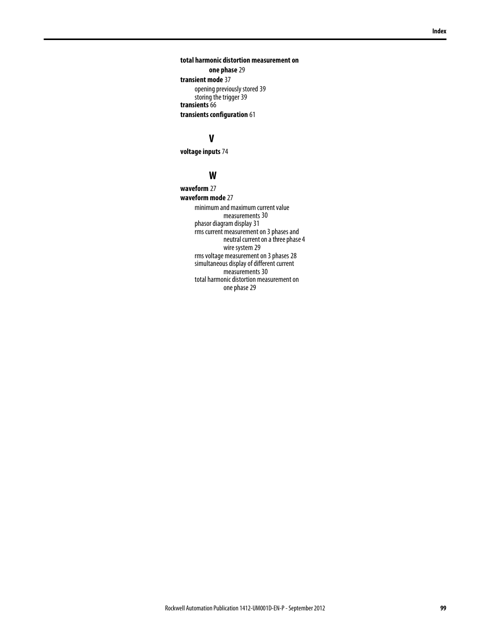 Rockwell Automation 1412-PP21xx PowerPad Portable Powermonitor User Manual | Page 99 / 102