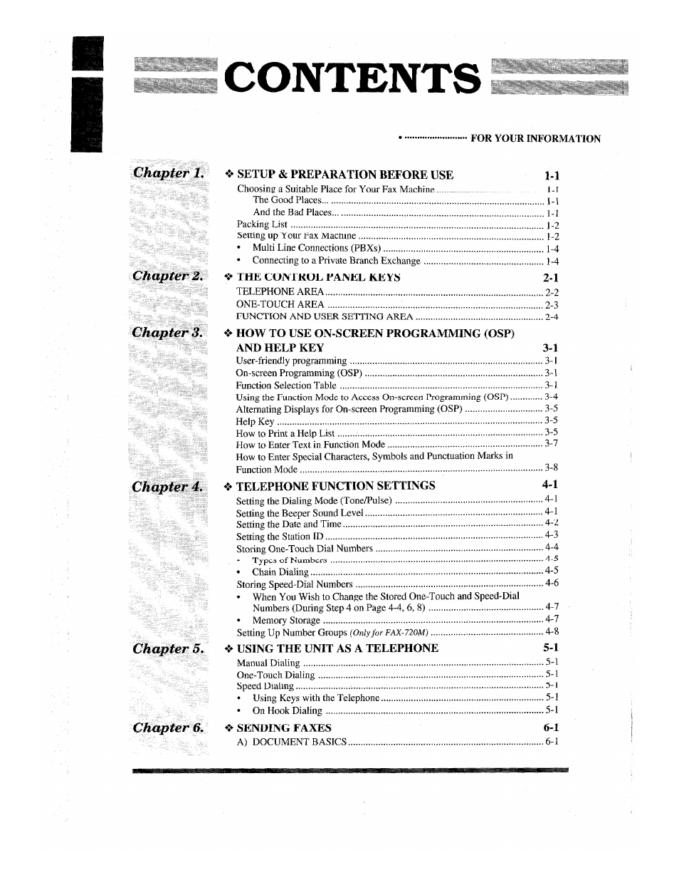 Brother INTELLIFAX 710M User Manual | Page 4 / 92