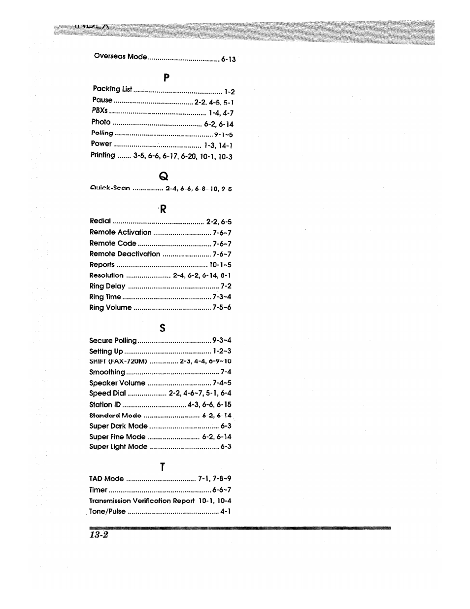 Brother INTELLIFAX 710M User Manual | Page 90 / 92