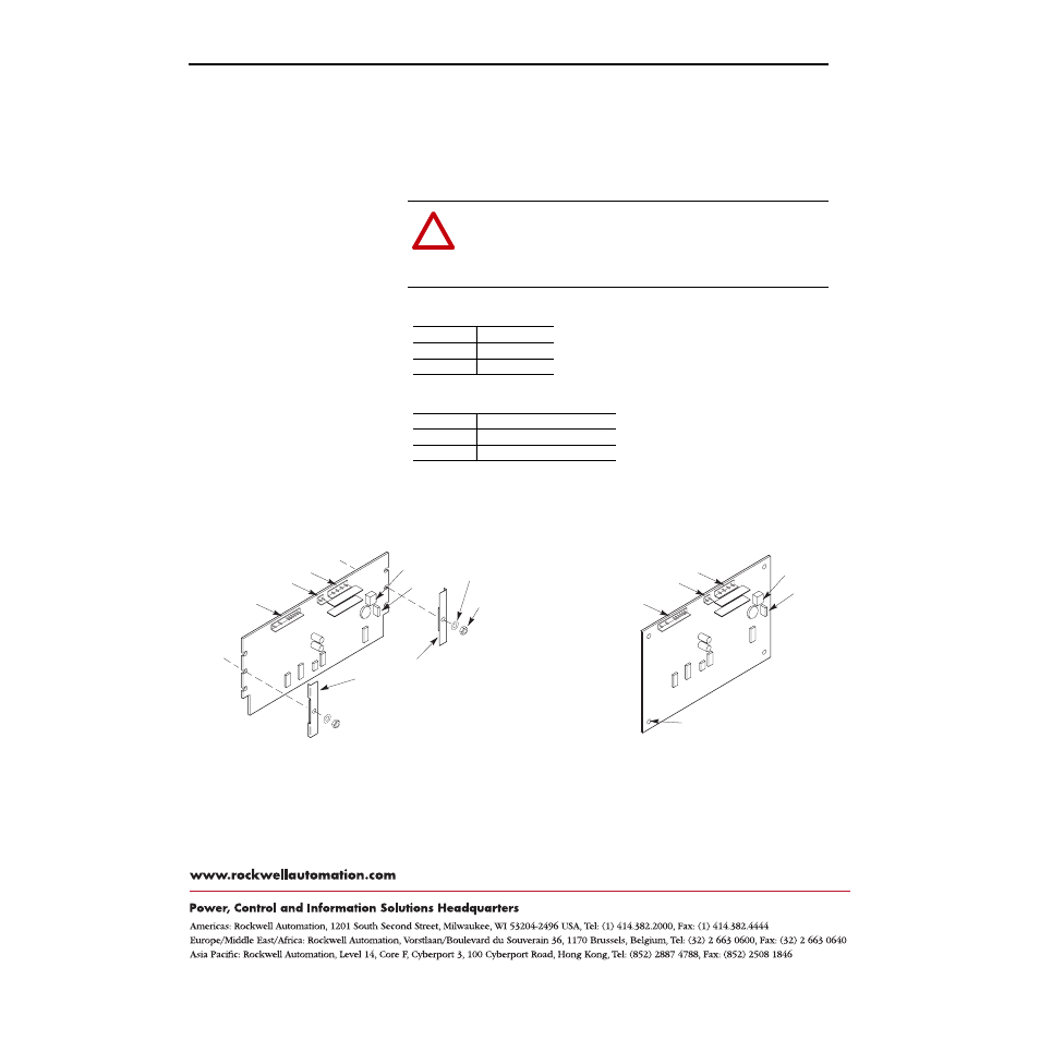 Installation | Rockwell Automation 1336_S_F_T COMMON BUS PRECHARGE BOARD REPLCMNT User Manual | Page 2 / 2