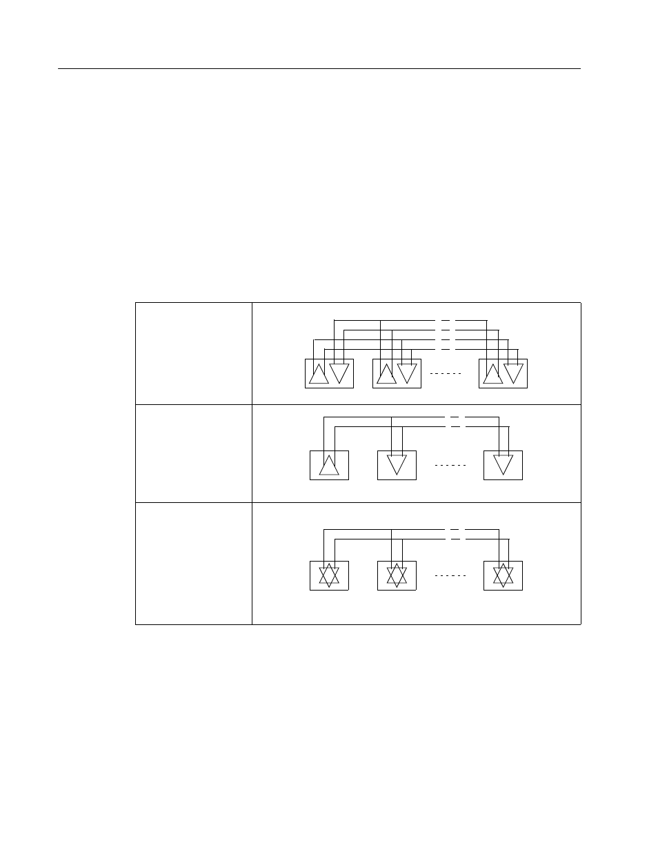 Four wire rs-485 connections, Rs-485/rs-422 communication comparison | Rockwell Automation 1398-DDM-xxx USE MNL/ULTRA 200 DIG.SERVO.DR User Manual | Page 104 / 307