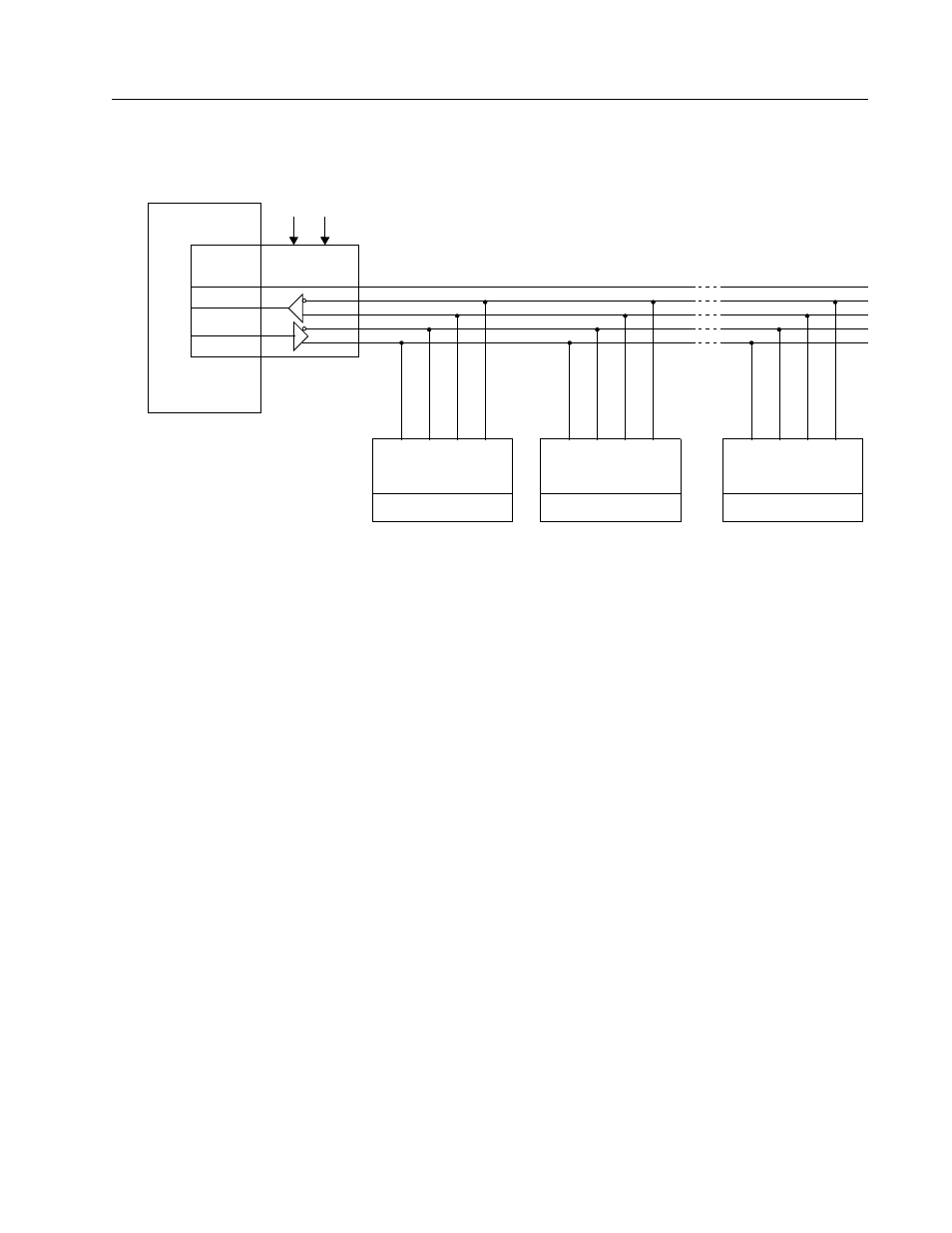 Rs-232 to rs-485 multi-drop connection diagram | Rockwell Automation 1398-DDM-xxx USE MNL/ULTRA 200 DIG.SERVO.DR User Manual | Page 107 / 307