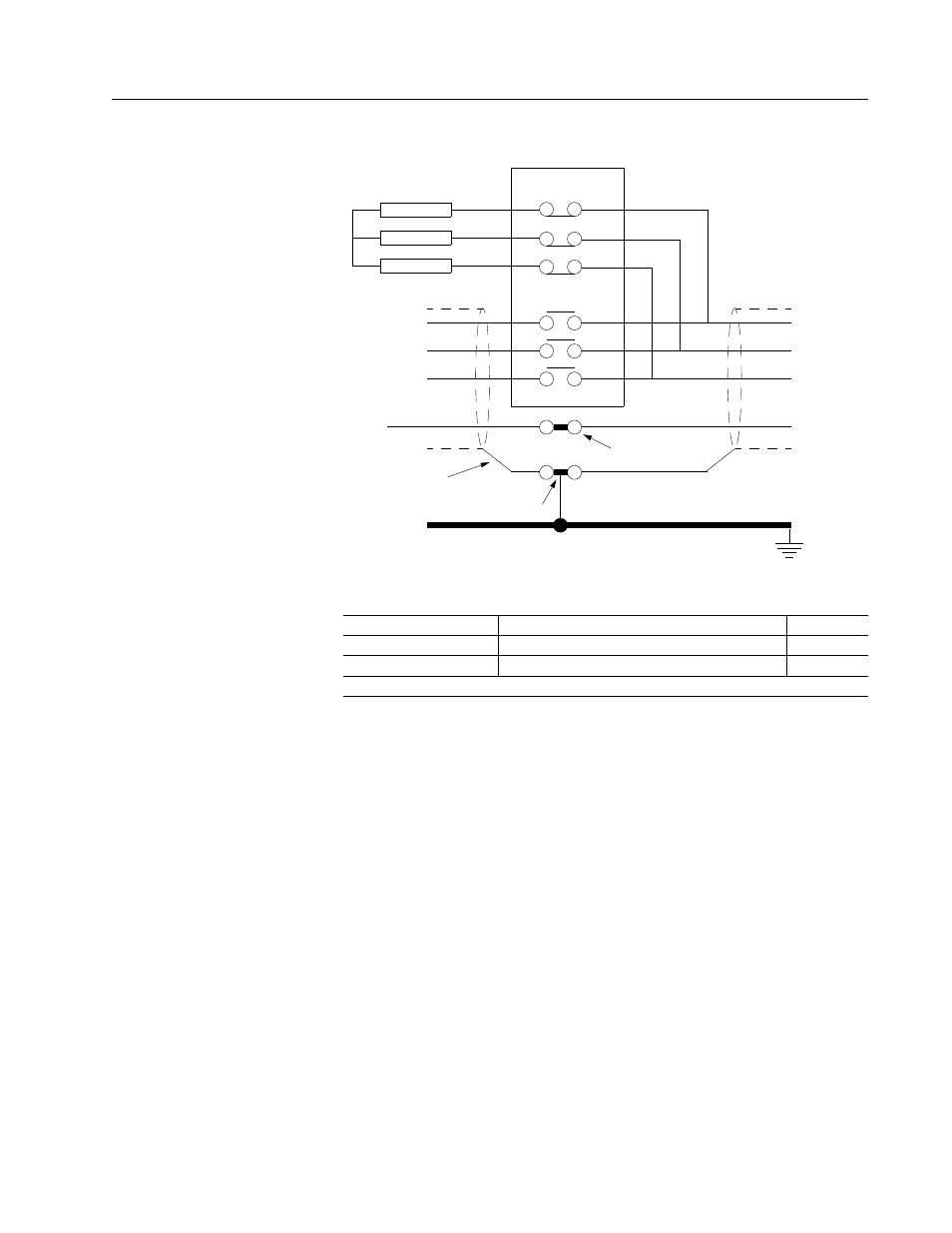 Ac power cabling, Emergency stop contactor wiring, Tb1 – dc bus terminals | E 7-7, Ge 7-7 | Rockwell Automation 1398-DDM-xxx USE MNL/ULTRA 200 DIG.SERVO.DR User Manual | Page 117 / 307