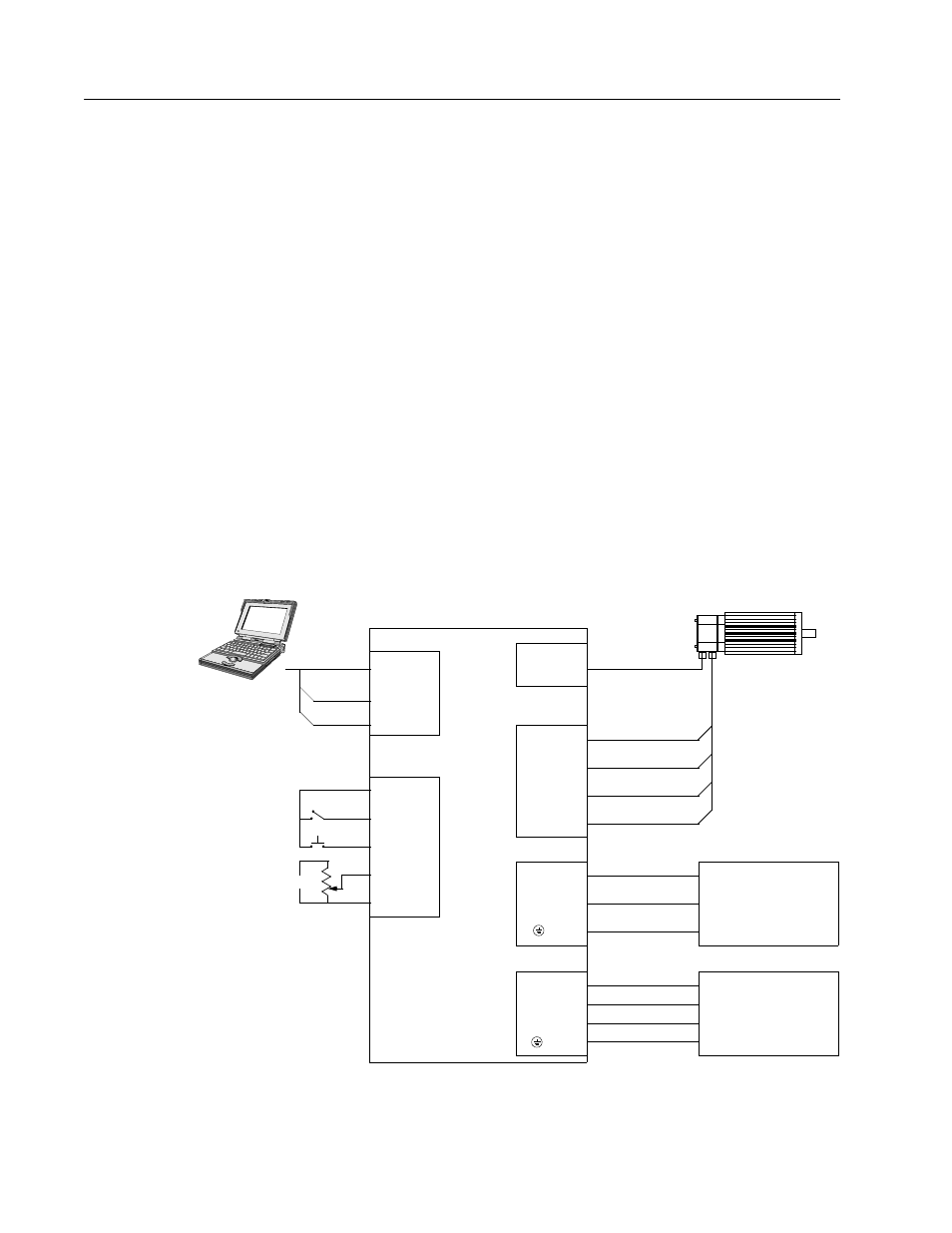 Connection diagram, Analog controller connection diagram, Figure 8.1 | Rockwell Automation 1398-DDM-xxx USE MNL/ULTRA 200 DIG.SERVO.DR User Manual | Page 126 / 307