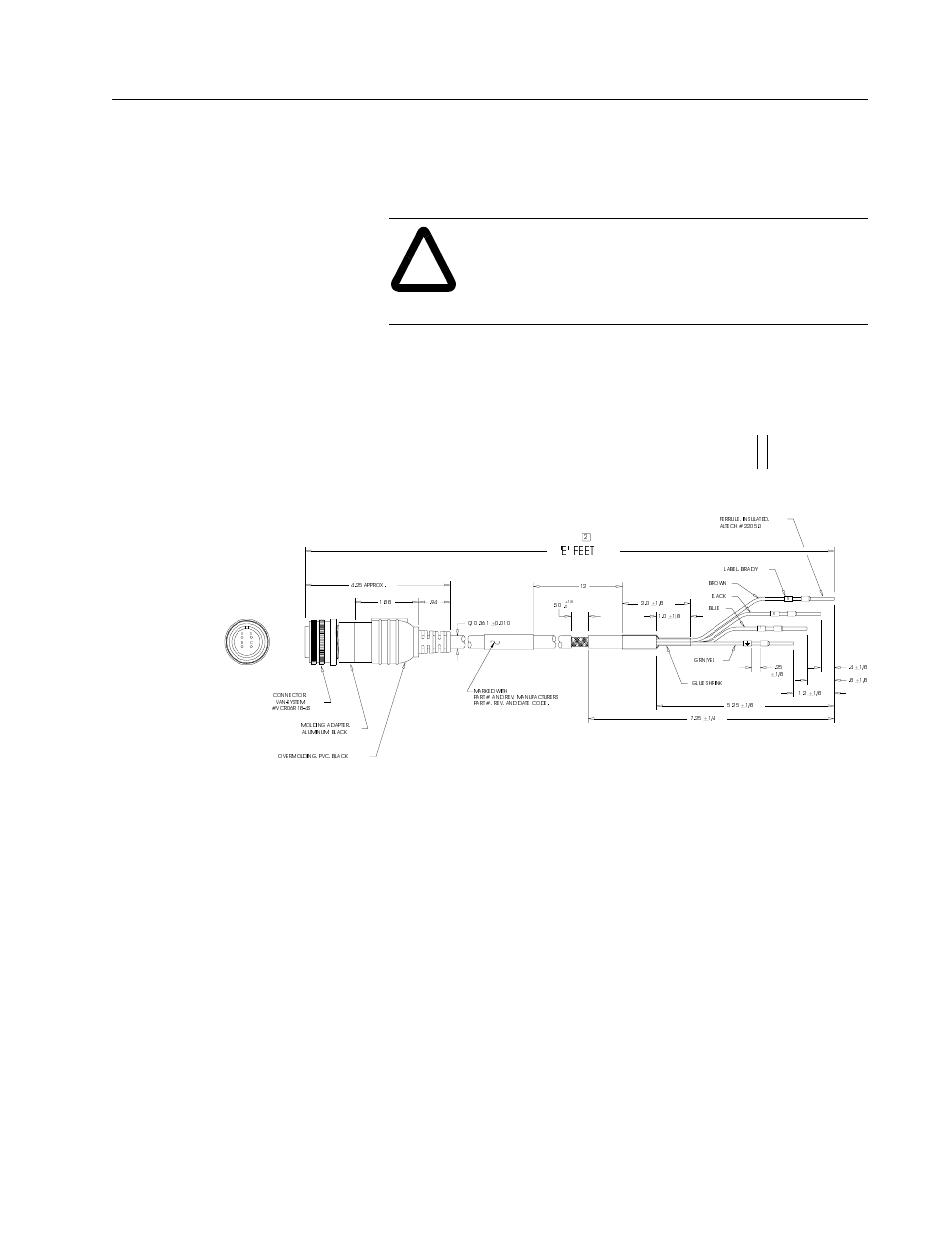 Motor power cables, Cable diagrams, schematics and examples b - 21 | Rockwell Automation 1398-DDM-xxx USE MNL/ULTRA 200 DIG.SERVO.DR User Manual | Page 233 / 307