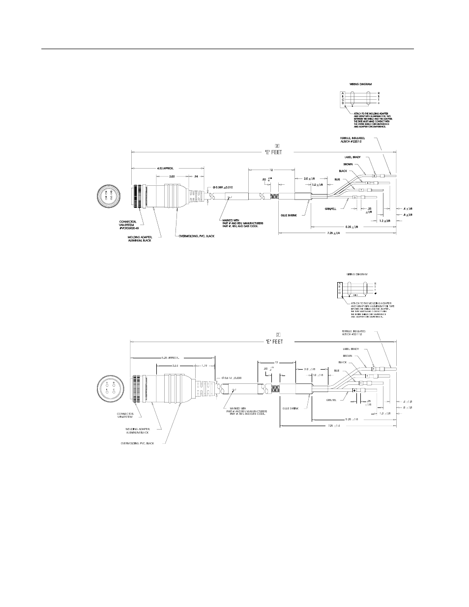 B-22 cable diagrams, schematics and examples | Rockwell Automation 1398-DDM-xxx USE MNL/ULTRA 200 DIG.SERVO.DR User Manual | Page 234 / 307