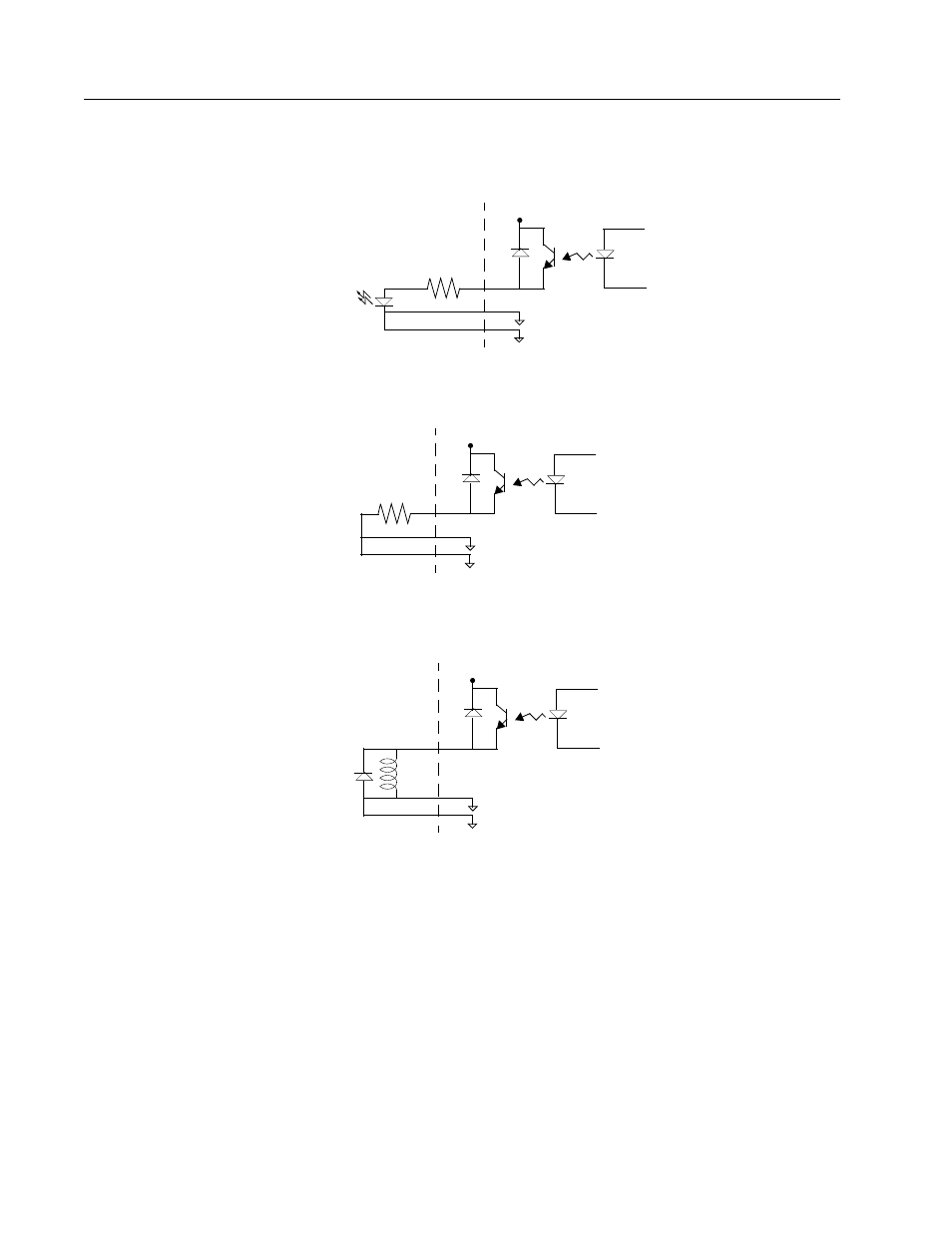 Drive output connected to an led indicator, Drive output connected to a resistive load, Drive output connected to a switch/relay | Rockwell Automation 1398-DDM-xxx USE MNL/ULTRA 200 DIG.SERVO.DR User Manual | Page 76 / 307