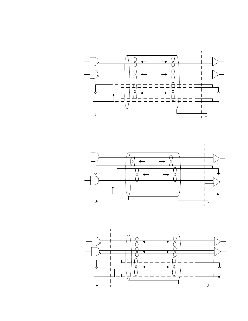 Line drivers, External step/direction interface via single-ended, Ttl line drivers (not recommended) | Differential line drivers | Rockwell Automation 1398-DDM-xxx USE MNL/ULTRA 200 DIG.SERVO.DR User Manual | Page 89 / 307
