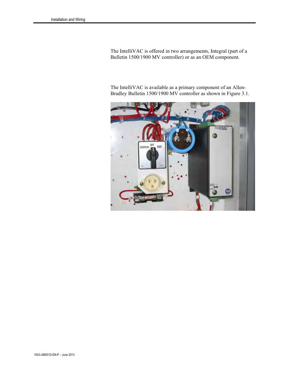 Arrangements, Integral to an allen-bradley mv controller | Rockwell Automation 1503VC IntelliVAC Contactor Control Module User Manual | Page 14 / 44