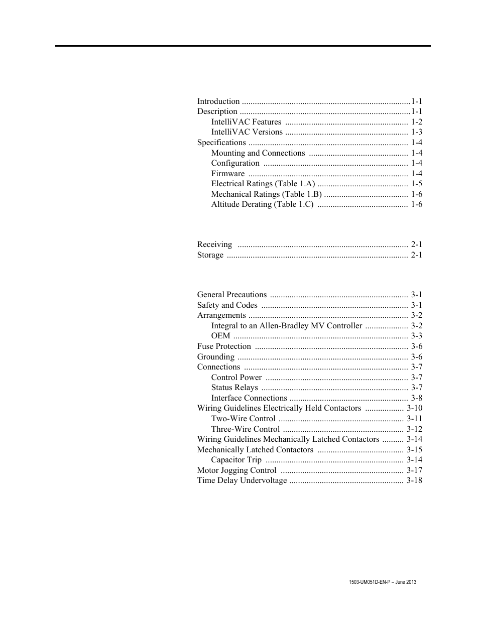 Rockwell Automation 1503VC IntelliVAC Contactor Control Module User Manual | Page 3 / 44