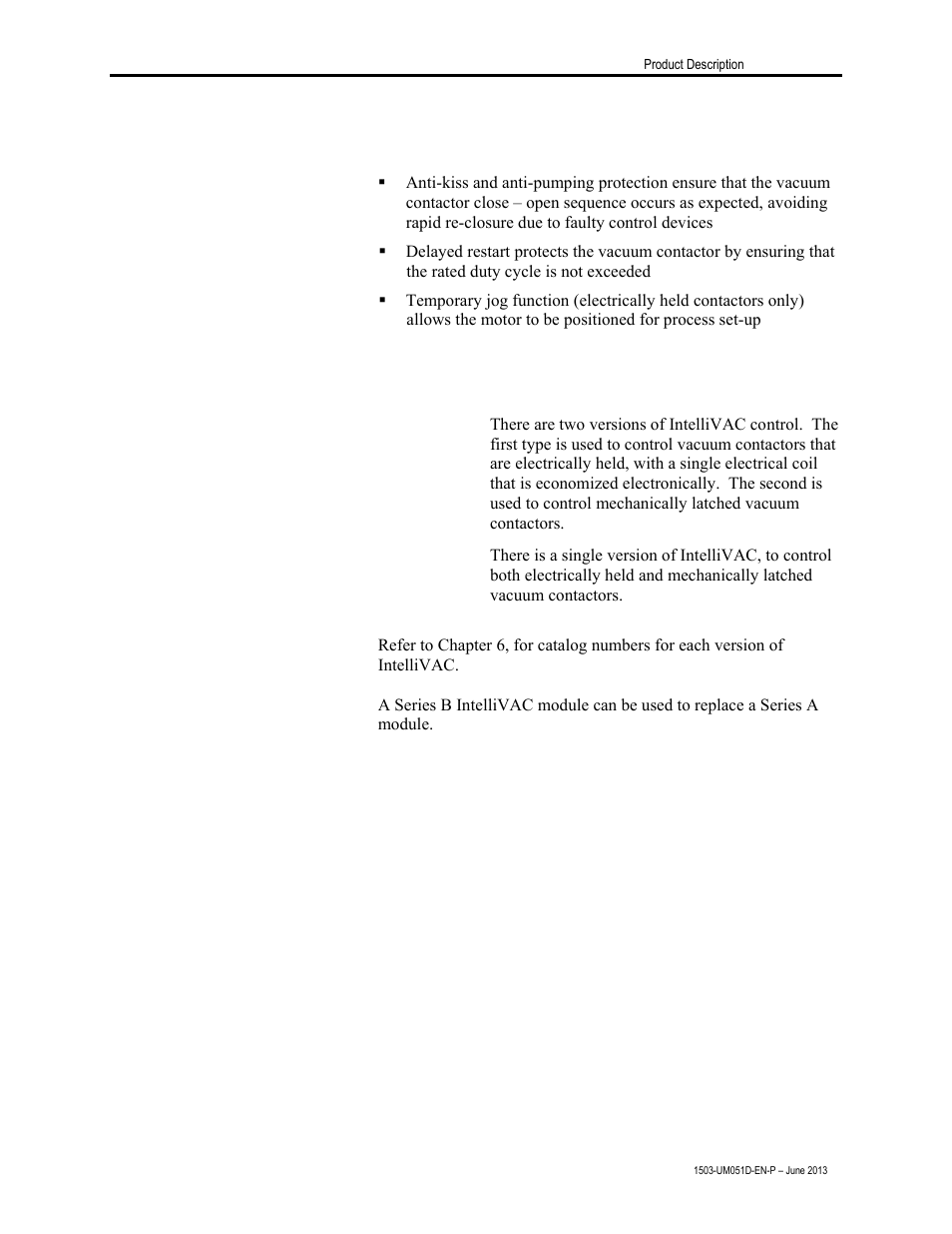 Intellivac versions | Rockwell Automation 1503VC IntelliVAC Contactor Control Module User Manual | Page 7 / 44