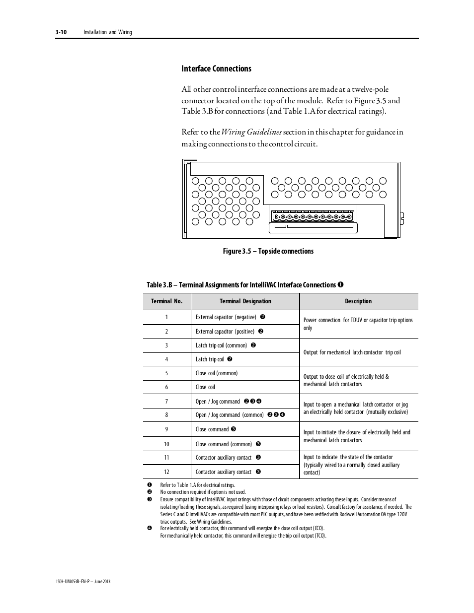 Interface connections | Rockwell Automation 1503FC IntelliVAC Contactor Control Module - Series E User Manual | Page 23 / 55