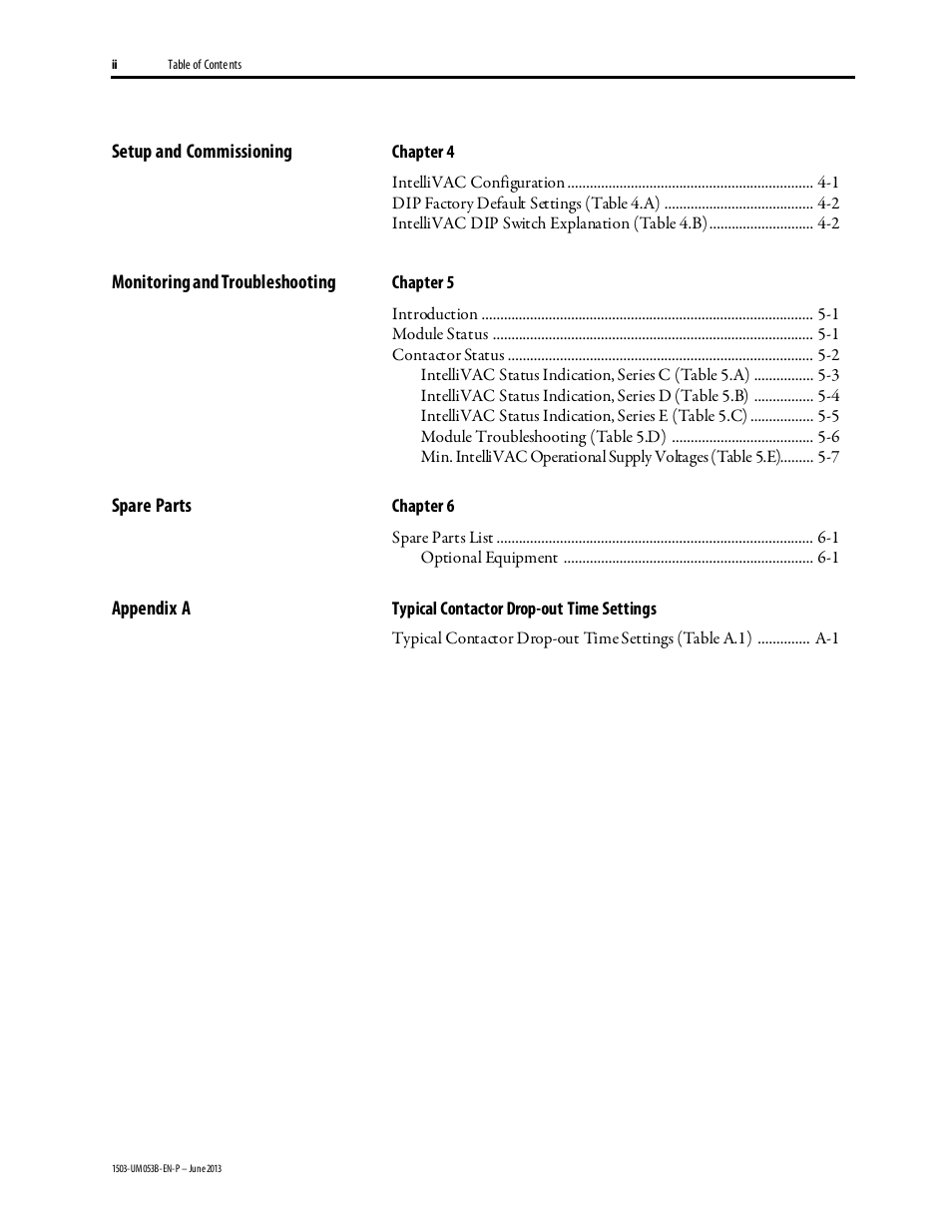 Rockwell Automation 1503FC IntelliVAC Contactor Control Module - Series E User Manual | Page 4 / 55