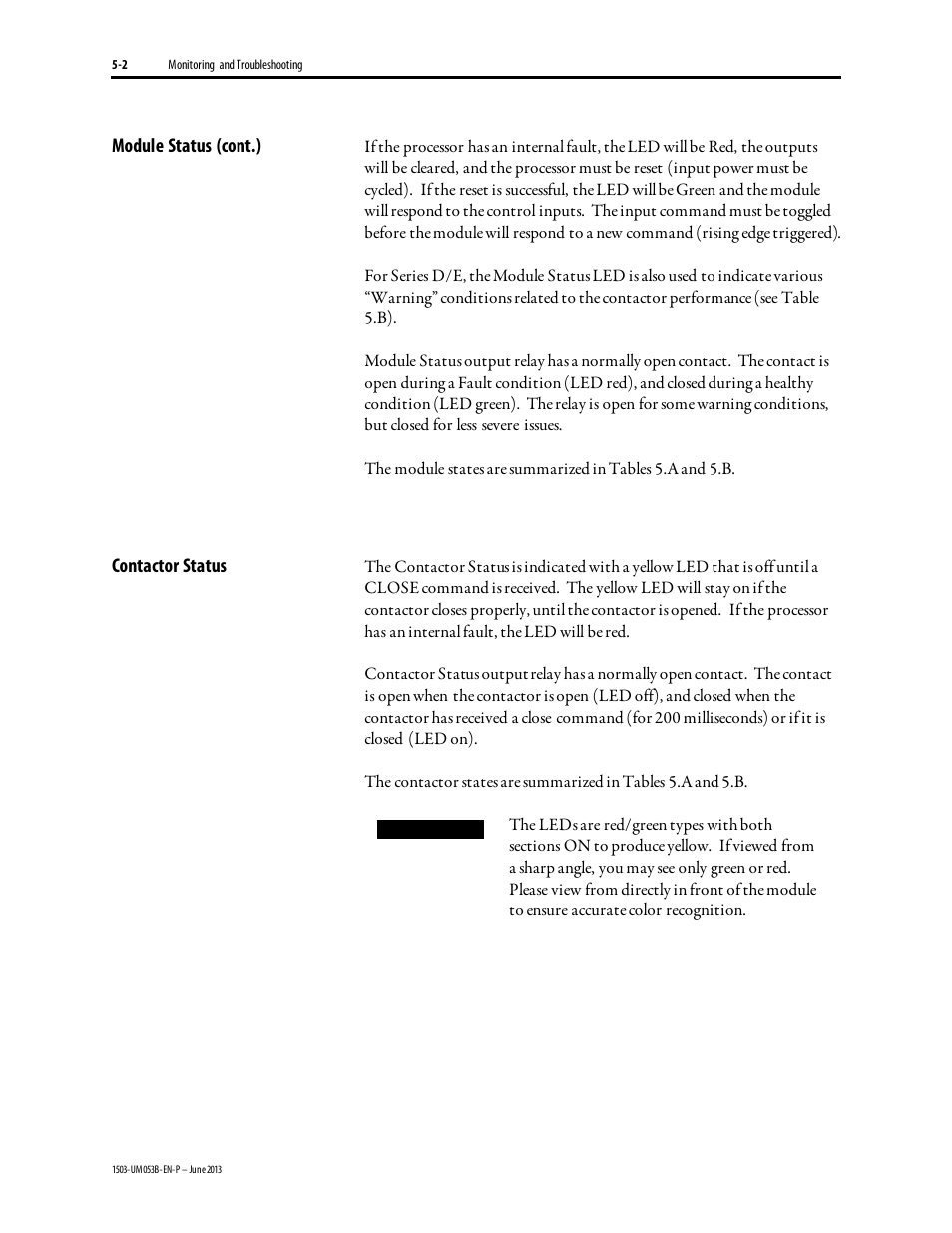 Rockwell Automation 1503FC IntelliVAC Contactor Control Module - Series E User Manual | Page 40 / 55