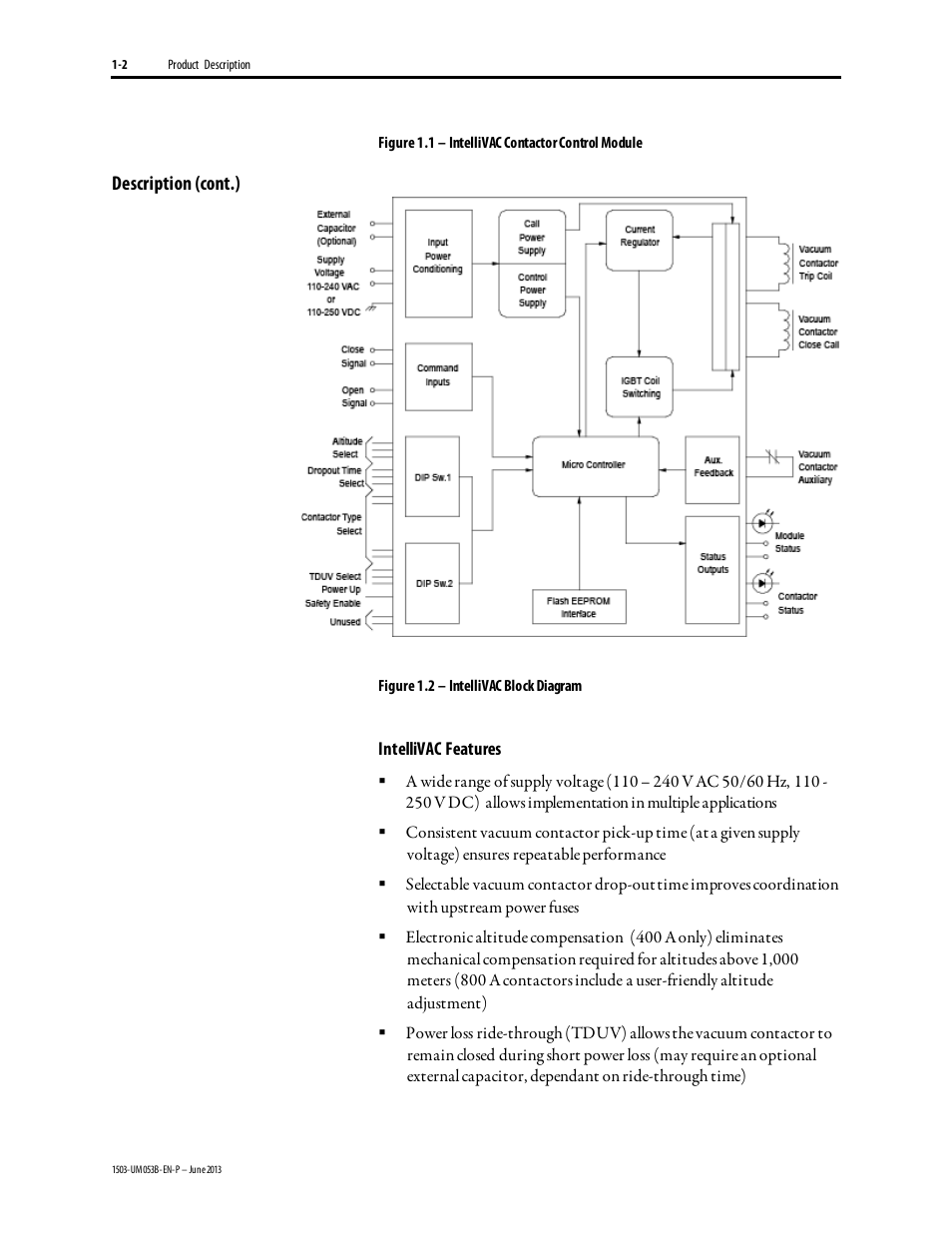 Rockwell Automation 1503FC IntelliVAC Contactor Control Module - Series E User Manual | Page 6 / 55