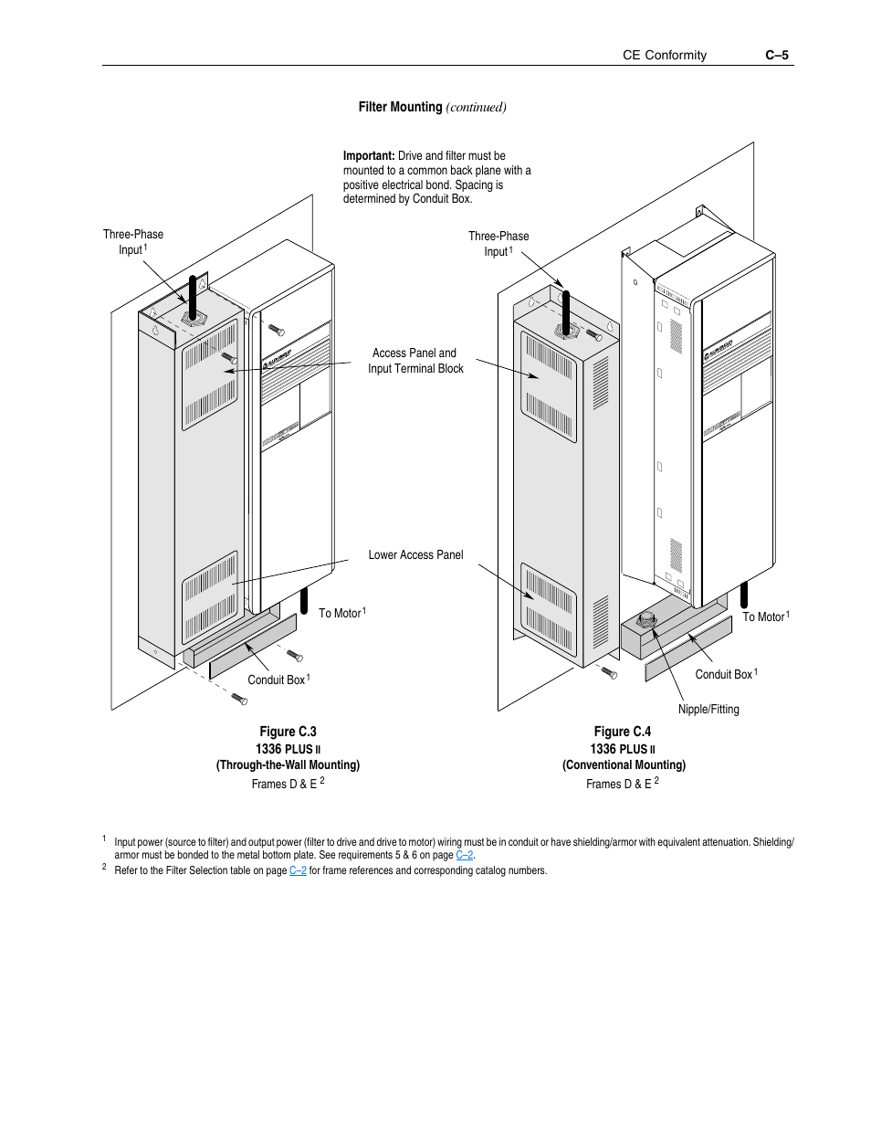 Figure c.3, Figure c.4 | Rockwell Automation 1336F PLUS II User Manual - Firmware 1.xxx-6.xxx User Manual | Page 201 / 212