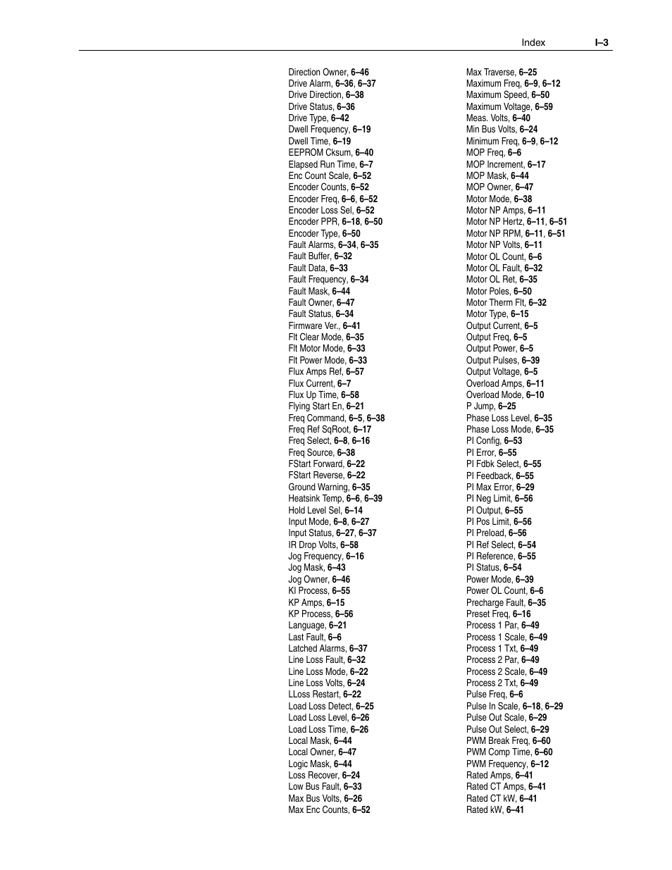 Rockwell Automation 1336F PLUS II User Manual - Firmware 1.xxx-6.xxx User Manual | Page 209 / 212