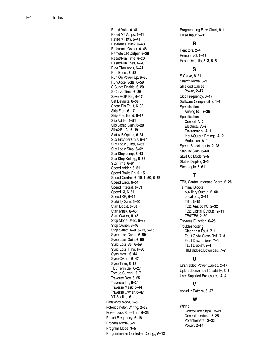 Rockwell Automation 1336F PLUS II User Manual - Firmware 1.xxx-6.xxx User Manual | Page 210 / 212