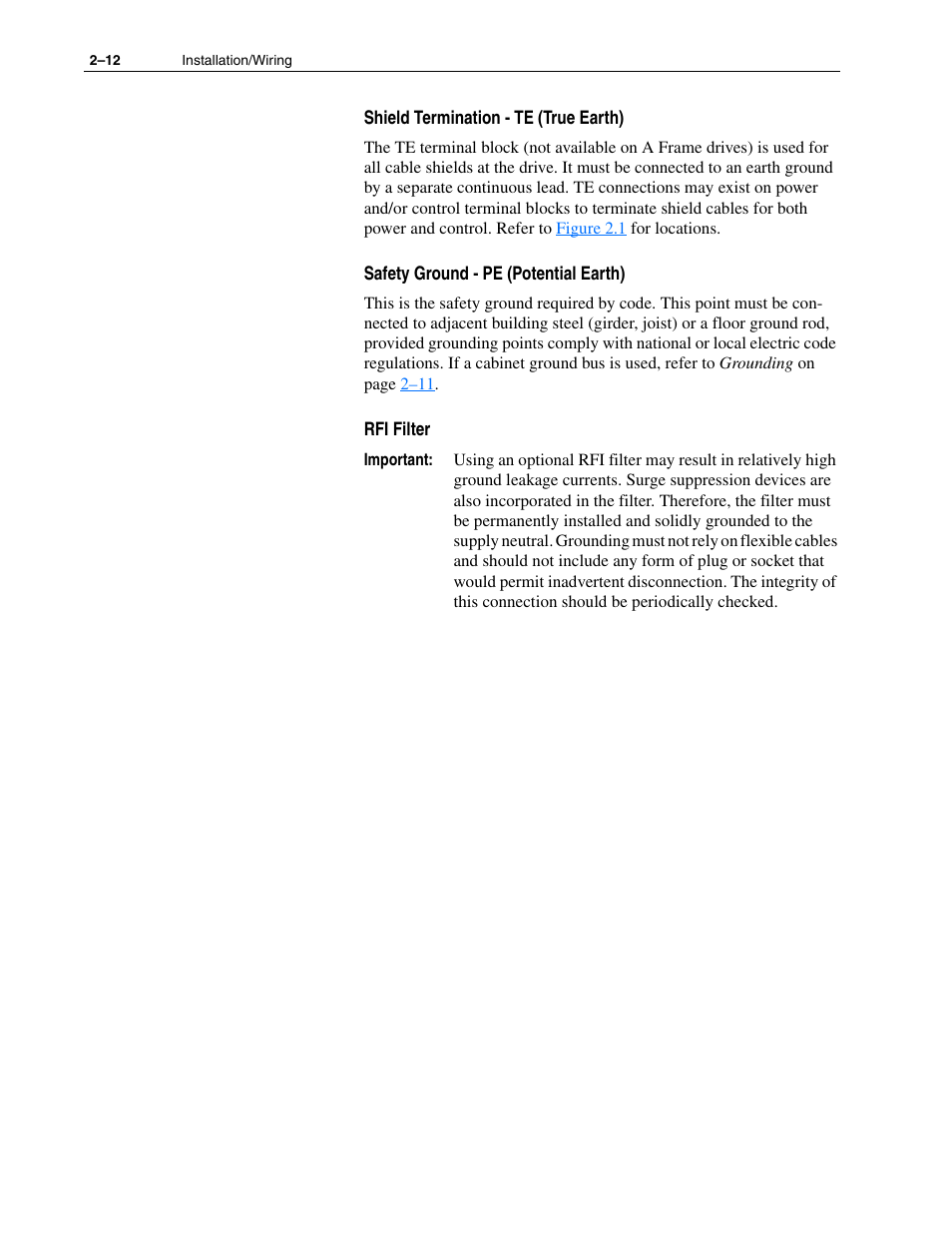 Rockwell Automation 1336F PLUS II User Manual - Firmware 1.xxx-6.xxx User Manual | Page 22 / 212