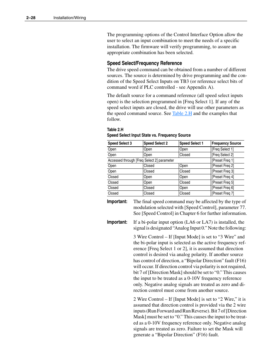 Rockwell Automation 1336F PLUS II User Manual - Firmware 1.xxx-6.xxx User Manual | Page 38 / 212