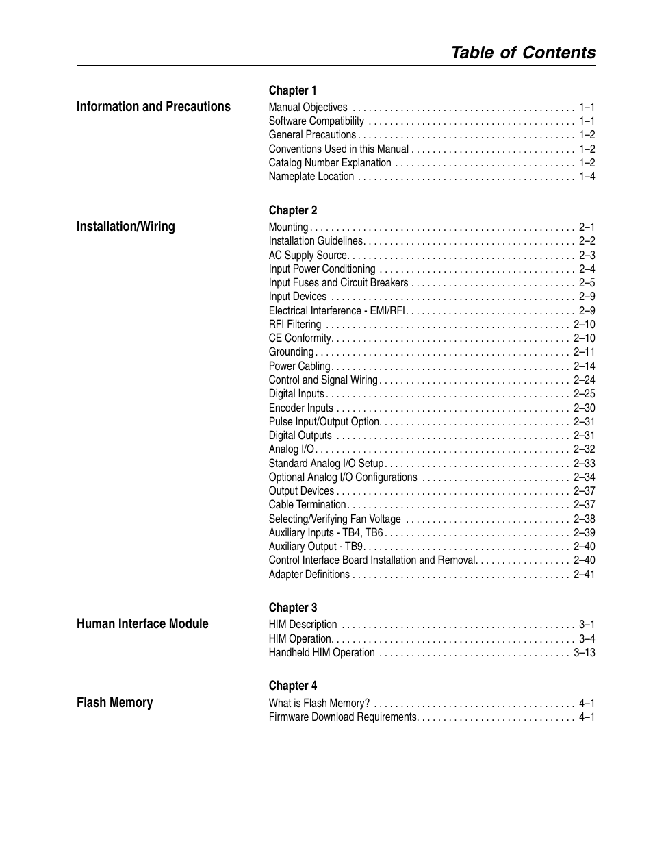 Rockwell Automation 1336F PLUS II User Manual - Firmware 1.xxx-6.xxx User Manual | Page 5 / 212