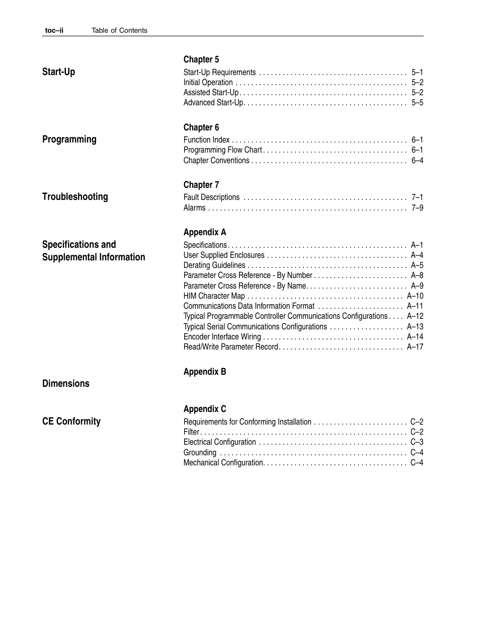 Rockwell Automation 1336F PLUS II User Manual - Firmware 1.xxx-6.xxx User Manual | Page 6 / 212