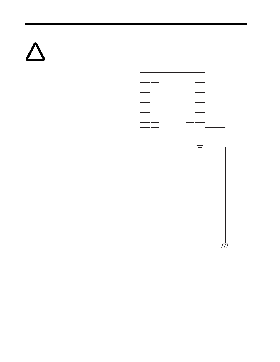 Wiring of master module, Control power, Voltage and current inputs | Rockwell Automation 1403-DM_LM_MM Powermonitor II Instruction Sheet User Manual | Page 14 / 88