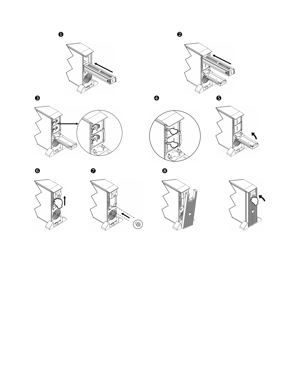 Wx y, Disconnecting the battery for transport | Rockwell Automation 1609-P3000N_H_A_E 3000 / 5000 VA Uninterruptible Power Supply User Manual | Page 14 / 18