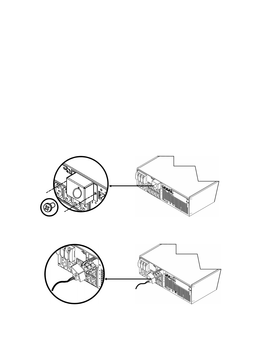 Wiring and connecting the ups | Rockwell Automation 1609-P3000N_H_A_E 3000 / 5000 VA Uninterruptible Power Supply User Manual | Page 3 / 18