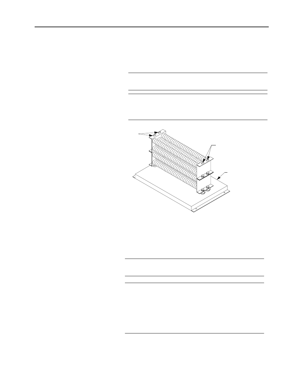 Preparations for lifting, Lifting the assembly | Rockwell Automation 1397 250-600HP DB Resistor Kit Inst. User Manual | Page 2 / 3
