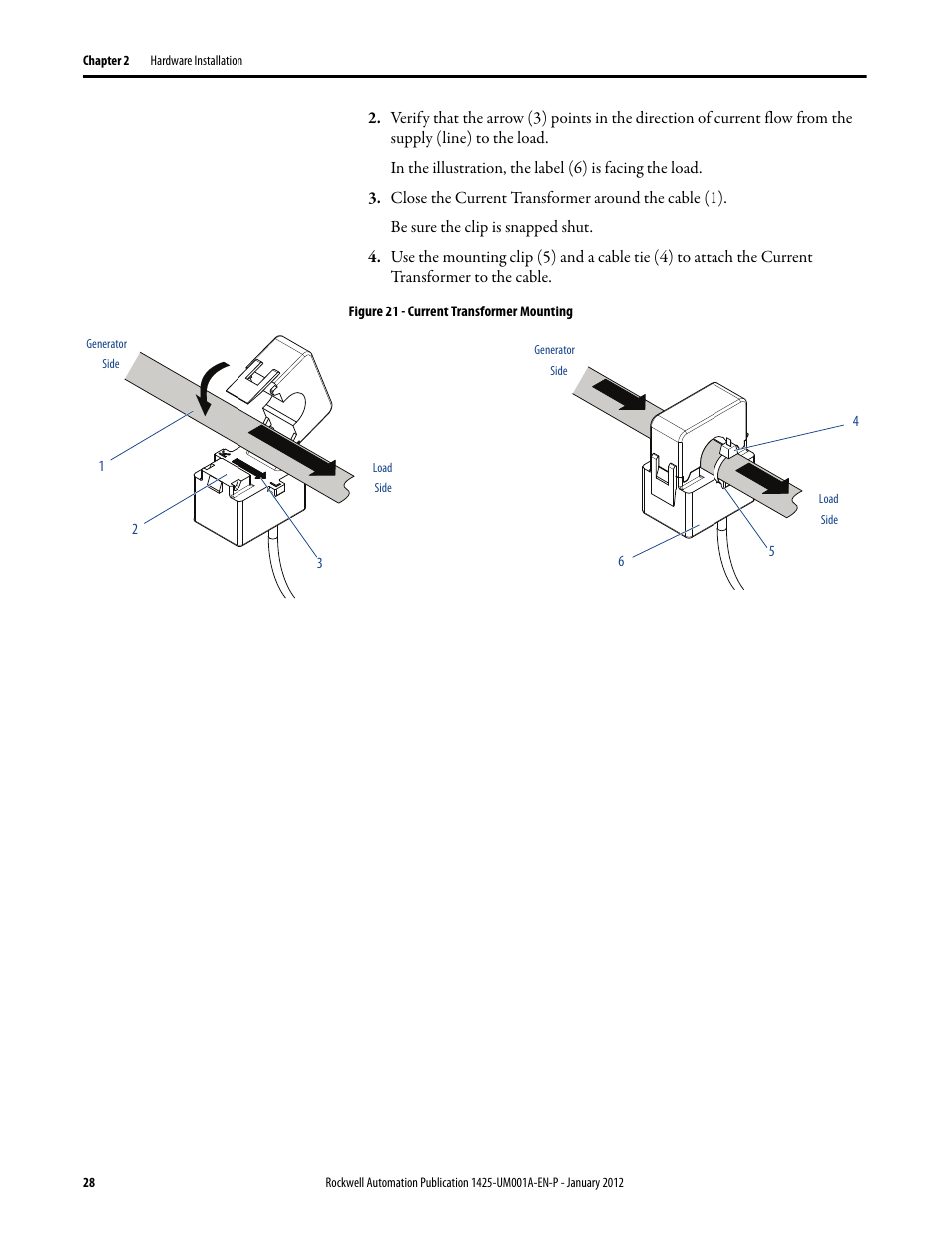 Rockwell Automation 1425 PowerMonitor Wireless 250 User Manual | Page 28 / 66