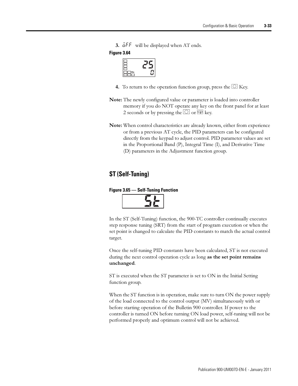 St (self-tuning) | Rockwell Automation 900-TC32 Digital Temperature Controllers, Series B User Manual | Page 103 / 410