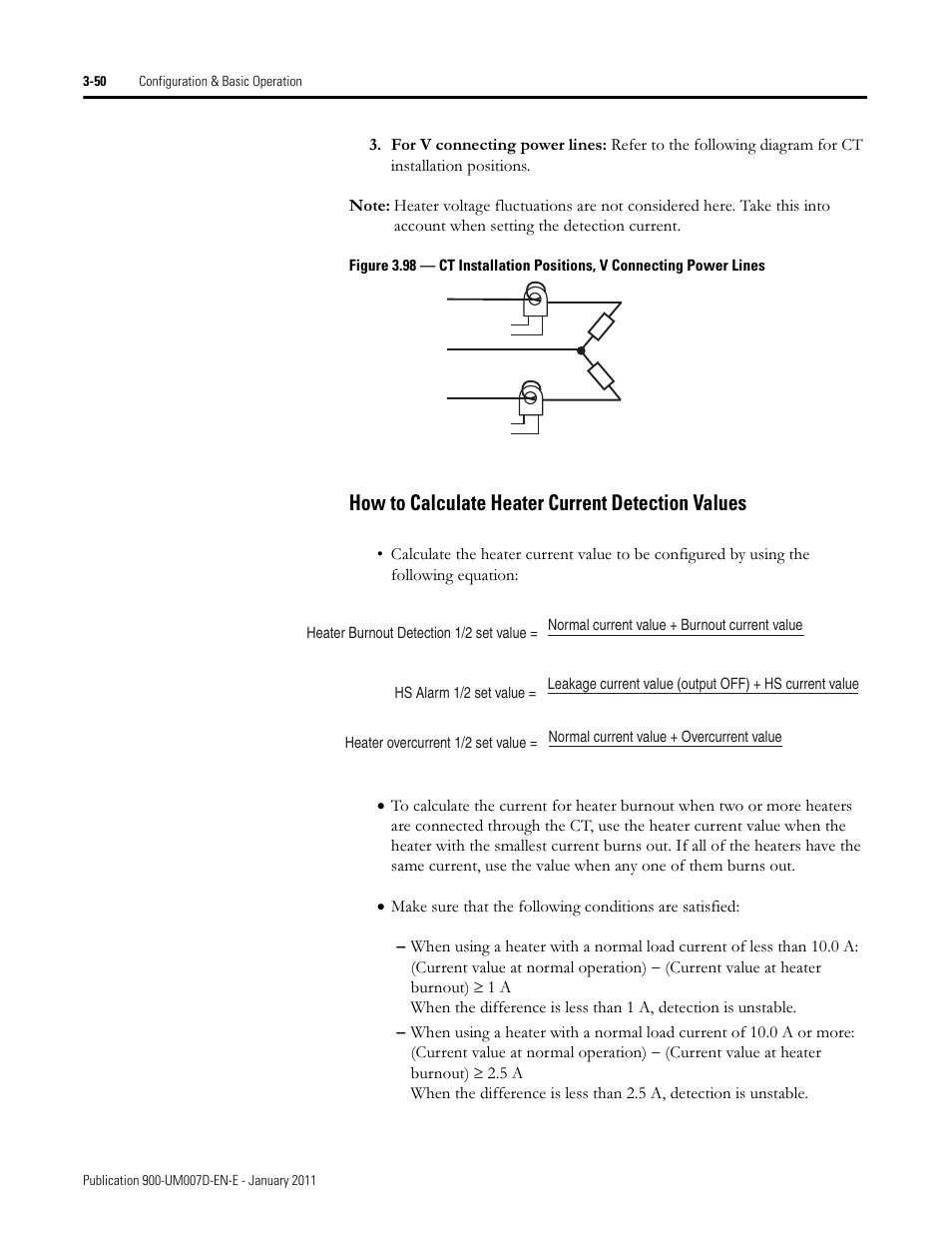 How to calculate heater current detection values | Rockwell Automation 900-TC32 Digital Temperature Controllers, Series B User Manual | Page 120 / 410