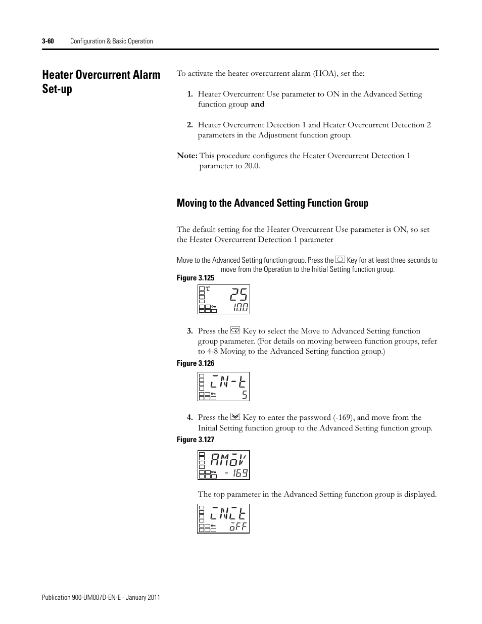 In-t, Amov, Init | Heater overcurrent alarm set-up | Rockwell Automation 900-TC32 Digital Temperature Controllers, Series B User Manual | Page 130 / 410