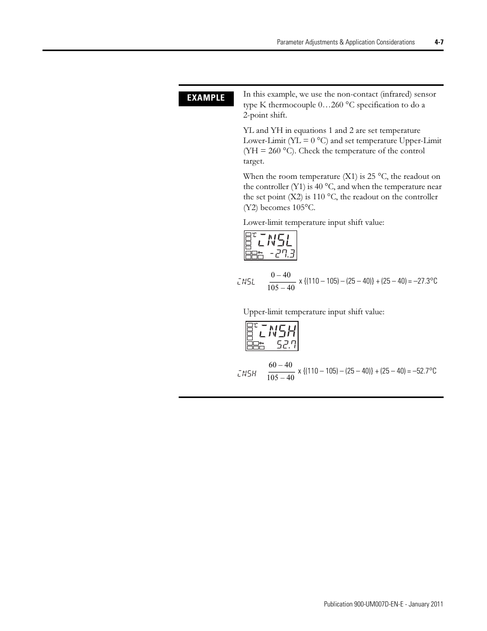 Insl, Insh | Rockwell Automation 900-TC32 Digital Temperature Controllers, Series B User Manual | Page 143 / 410