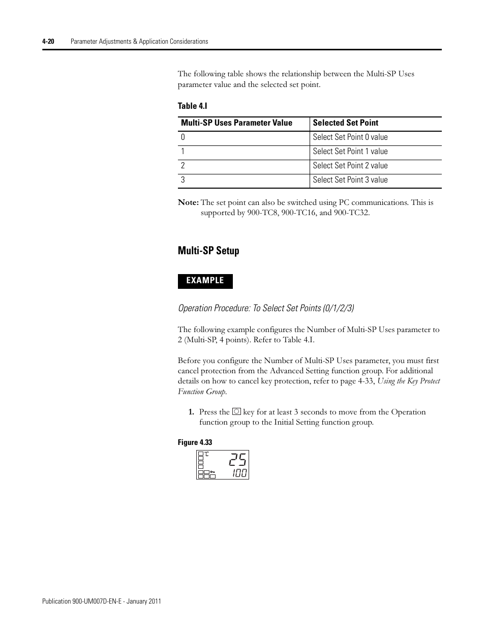 Multi-sp setup | Rockwell Automation 900-TC32 Digital Temperature Controllers, Series B User Manual | Page 156 / 410