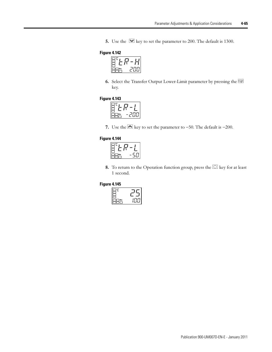 Tr-h, Tr-l | Rockwell Automation 900-TC32 Digital Temperature Controllers, Series B User Manual | Page 201 / 410