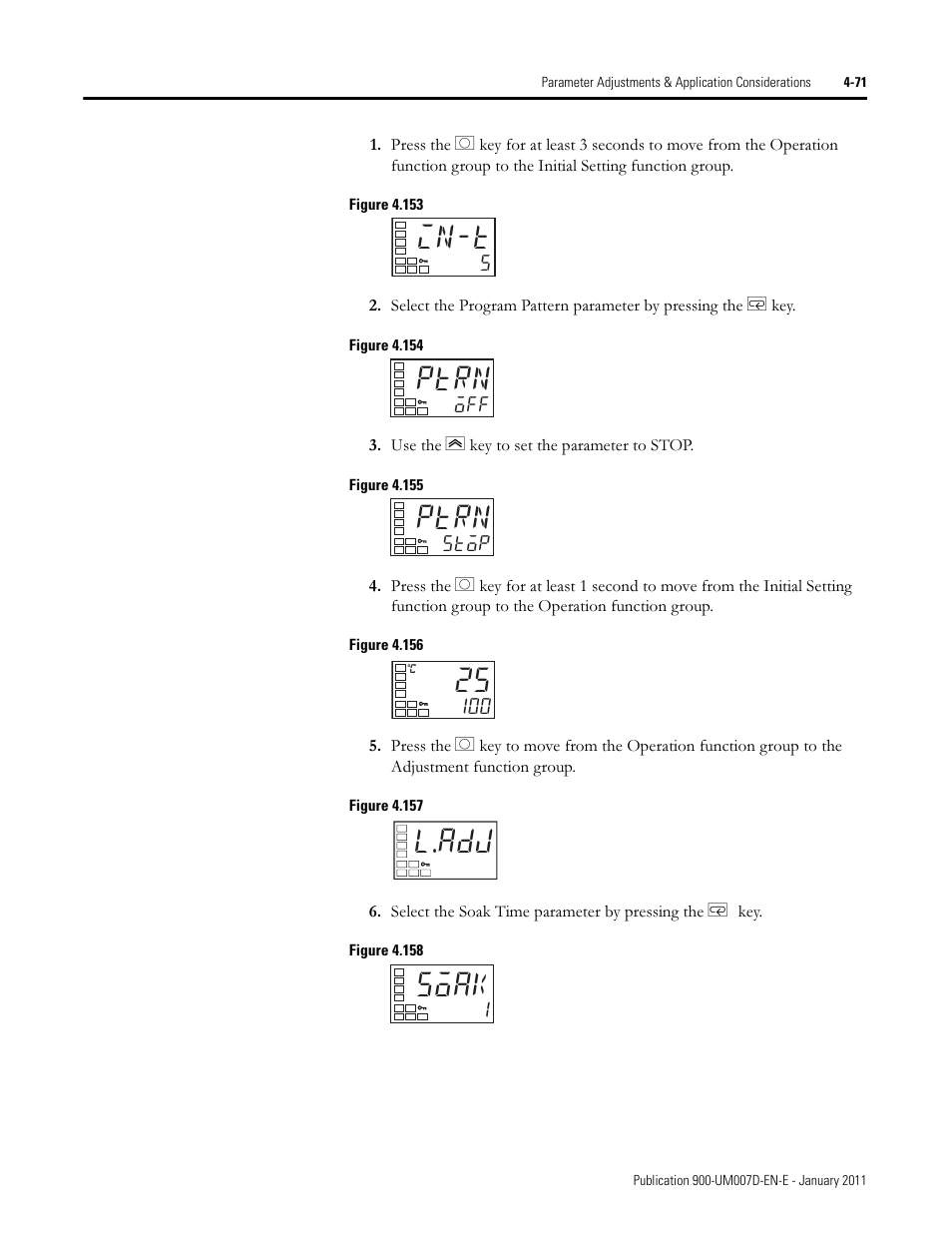 In-t, Ptrn, L.adj | Soak | Rockwell Automation 900-TC32 Digital Temperature Controllers, Series B User Manual | Page 207 / 410