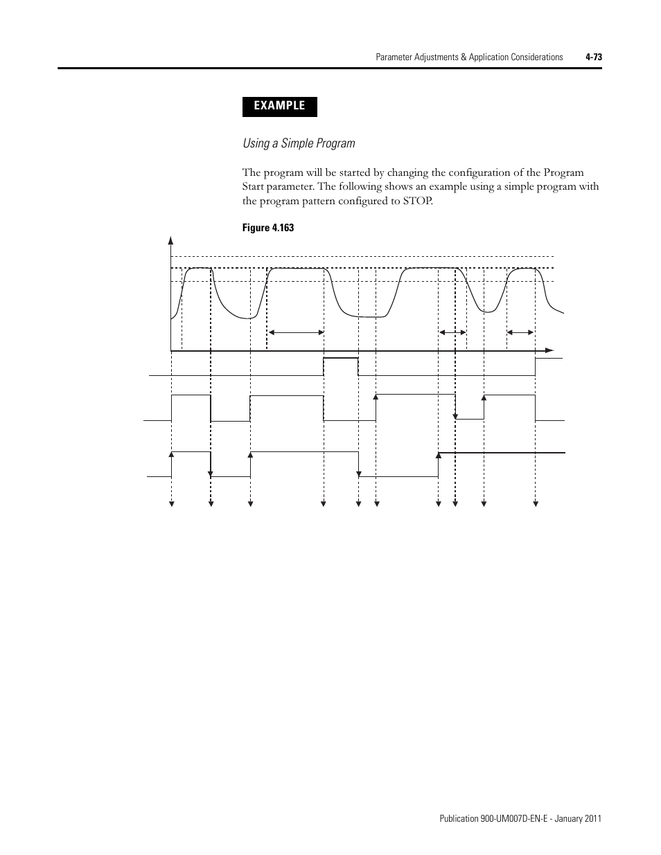 Using a simple program, Example | Rockwell Automation 900-TC32 Digital Temperature Controllers, Series B User Manual | Page 209 / 410