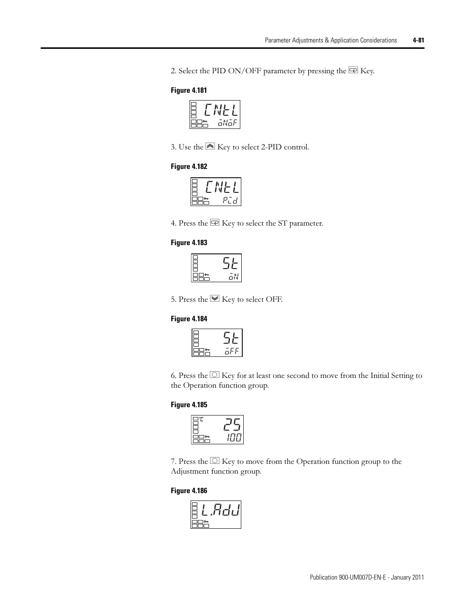 Cntl, L.adj | Rockwell Automation 900-TC32 Digital Temperature Controllers, Series B User Manual | Page 217 / 410