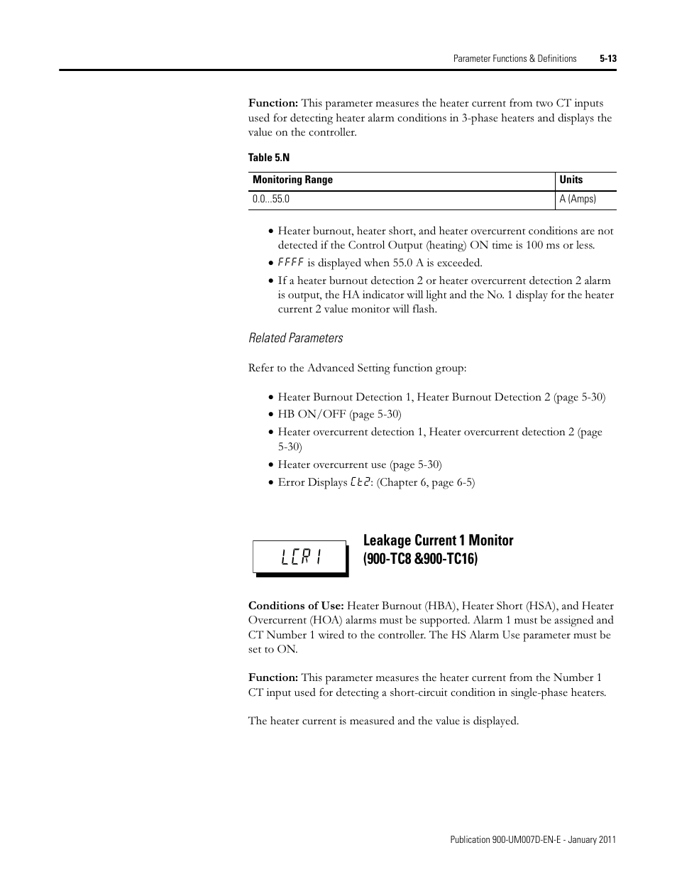 Lcr1 | Rockwell Automation 900-TC32 Digital Temperature Controllers, Series B User Manual | Page 241 / 410