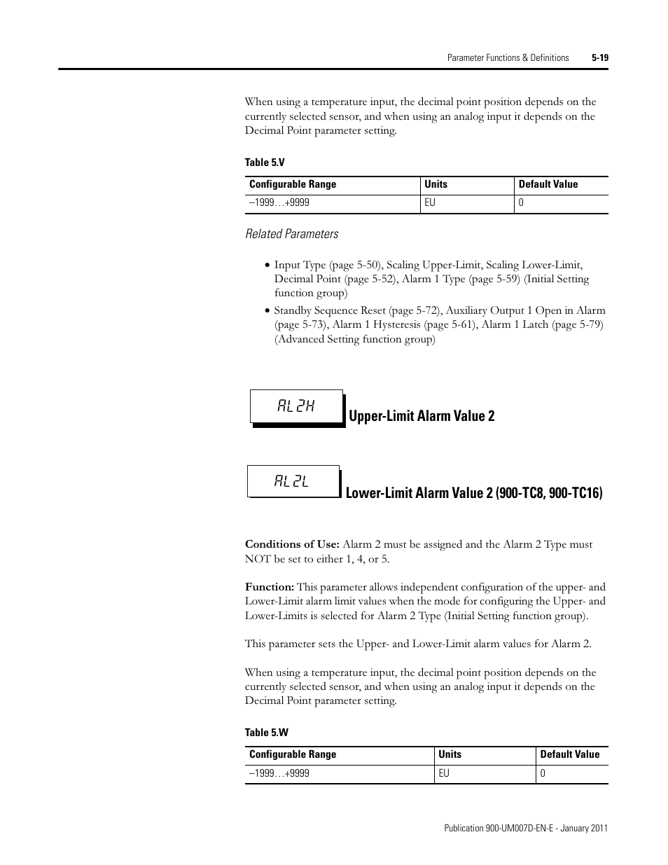 Al2h, Al2l | Rockwell Automation 900-TC32 Digital Temperature Controllers, Series B User Manual | Page 247 / 410