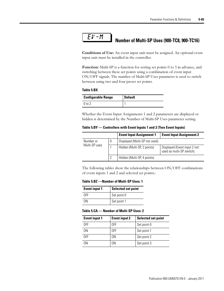 Ev-m | Rockwell Automation 900-TC32 Digital Temperature Controllers, Series B User Manual | Page 293 / 410