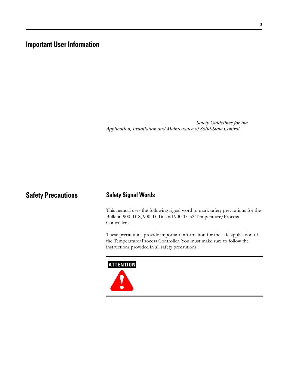 Rockwell Automation 900-TC32 Digital Temperature Controllers, Series B User Manual | Page 3 / 410