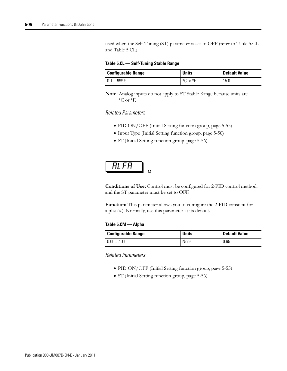 Alfa | Rockwell Automation 900-TC32 Digital Temperature Controllers, Series B User Manual | Page 304 / 410