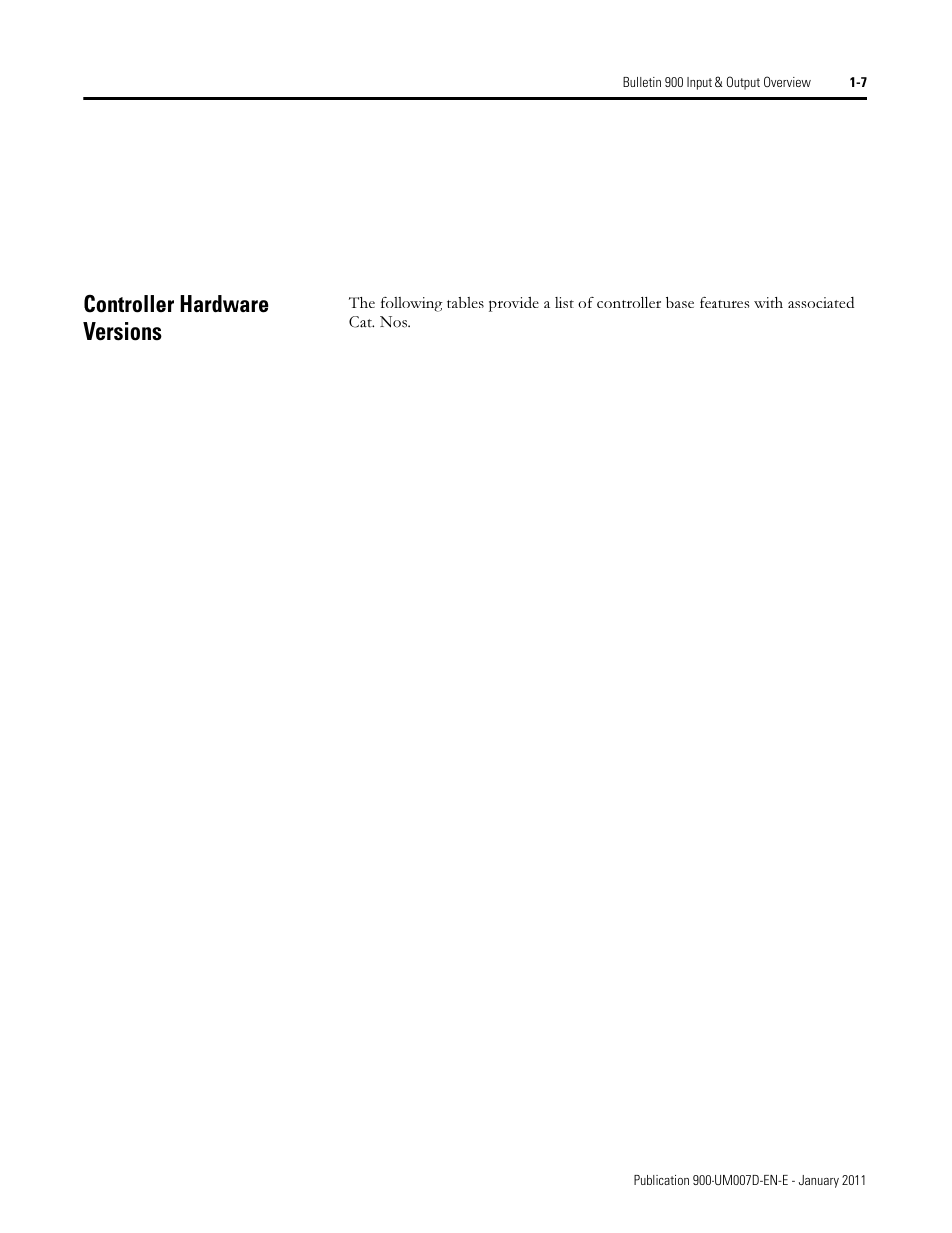 Controller hardware versions | Rockwell Automation 900-TC32 Digital Temperature Controllers, Series B User Manual | Page 31 / 410