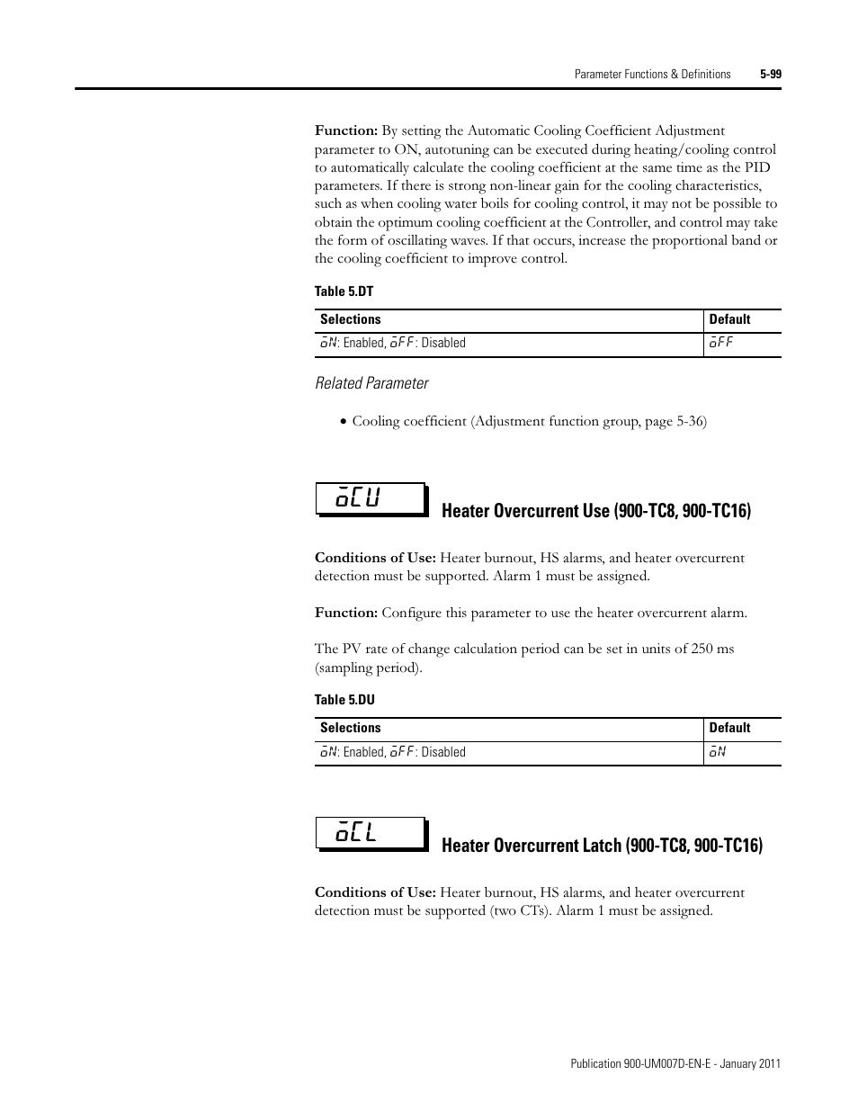 Ocu ocl | Rockwell Automation 900-TC32 Digital Temperature Controllers, Series B User Manual | Page 327 / 410