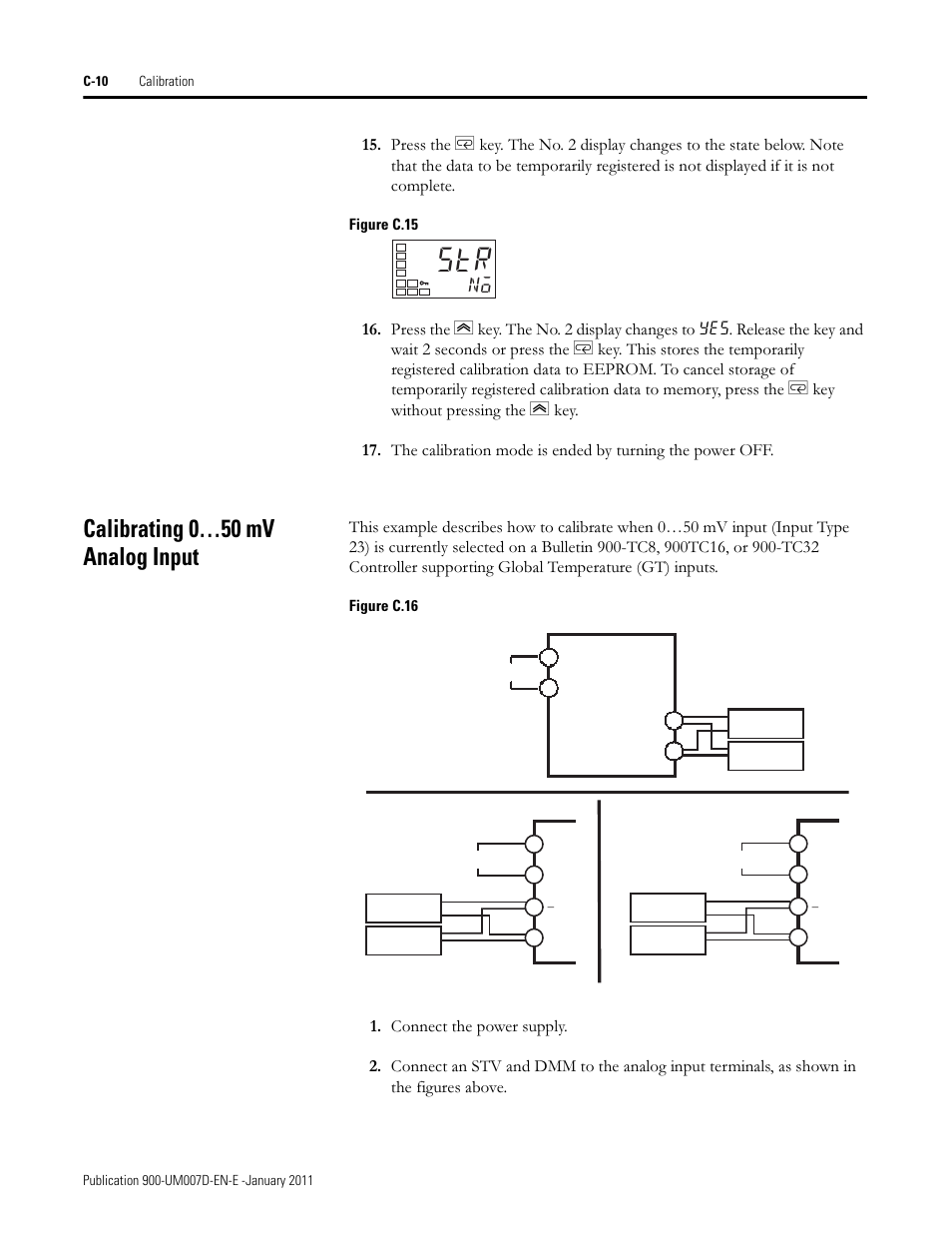 Calibrating 0…50 mv analog input | Rockwell Automation 900-TC32 Digital Temperature Controllers, Series B User Manual | Page 388 / 410