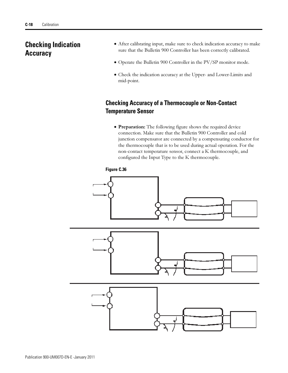 Checking indication accuracy | Rockwell Automation 900-TC32 Digital Temperature Controllers, Series B User Manual | Page 396 / 410