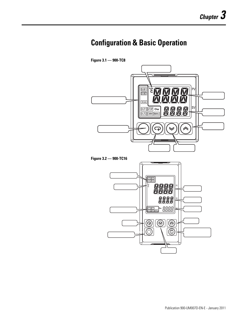 Chapter3, Configuration & basic operation, Chapter | Rockwell Automation 900-TC32 Digital Temperature Controllers, Series B User Manual | Page 71 / 410